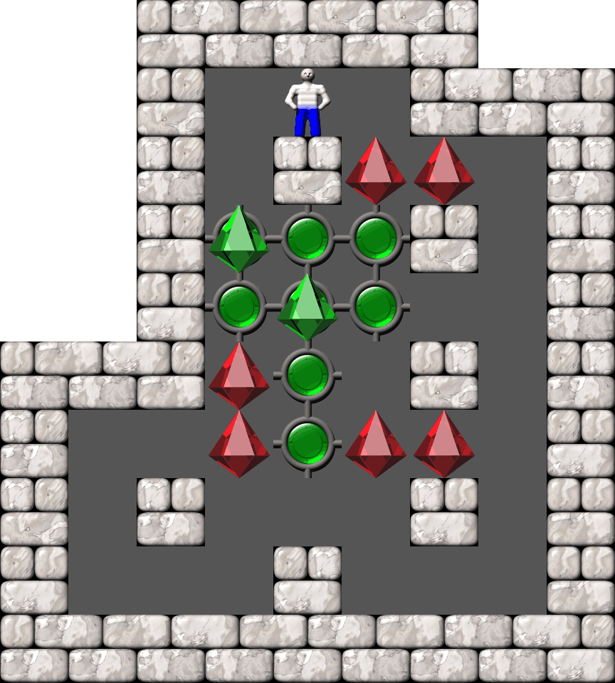 Sokoban Kevin 18 level 67